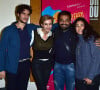 Louis Garrel, Mélita Toscan du Plantier, Anurag Kashyap (réalisateur) et Golshifteh Farahani - Le 3ème Festival du Film d'Asie du Sud Transgressif (FFAST) au cinéma l'Arlequin à Paris, le 3 février 2015. 