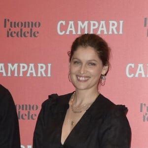 Naissance - Laetitia Casta maman pour la quatrième fois d'un petit garçon prénommé Azel - Laetitia Casta, Louis Garrel lors du photocall du film "l'homme fidèle" à l'hôtel St Regis à Rome le 5 avril 2019. 