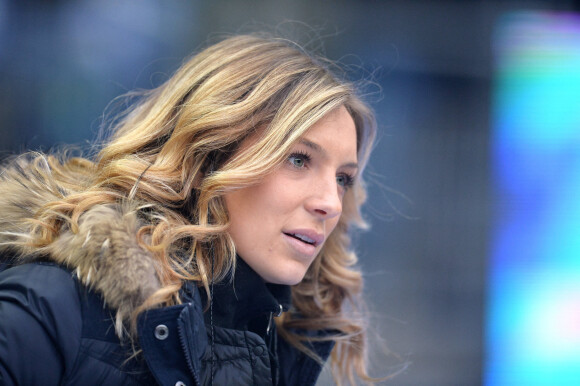 La présentatrice de France Télévisions Clémentine Sarlat le 28 février 2015.