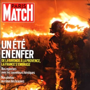 Couverture du magazine "Paris Match" du 21 juillet 2022