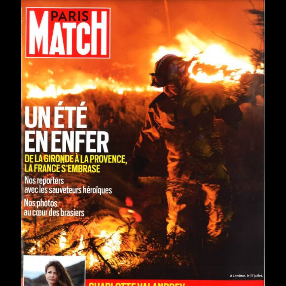 Couverture du magazine "Paris Match" du 21 juillet 2022