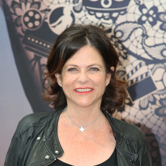 Charlotte Valandrey lors du photocall de la série "Demain nous appartient" lors du 58ème festival de Télévision de Monté-Carlo à Monaco le 16 juin 2018. © Denis Guignebourg / Bestimage