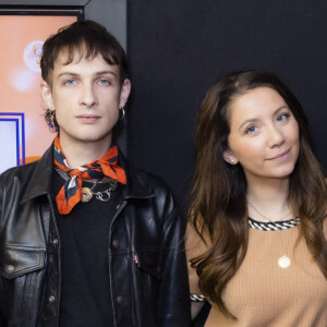 Oete, Cyrielle-Sarah Cohen, Charlotte Valandrey - Enregistrement de l'émission "CS Cohen" sur Radio J à Paris. Le 12 avril 2022 © Jack Tribeca / Bestimage 