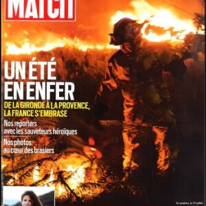 Couverture du magazine Paris Match du jeudi 21 juillet 2022.
