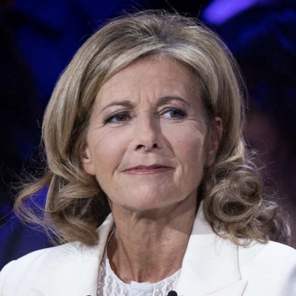 Exclusif - Claire Chazal - Enregistrement de l'émission "Le Grand Echiquier", diffusée le 1er juillet sur France 2. Le 21 mars 2022 © Cyril Moreau / Bestimage