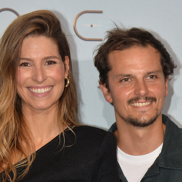 Juan Arbelaez et sa femme Laury Thilleman - Projection du film "Dune" au cinéma Le Grand Rex à Paris, le 6 septembre 2021. © Veeren/Bestimage 