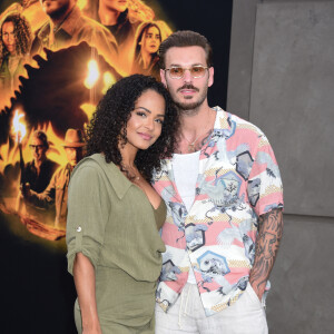 Christina Milian et son mari M Pokora (Matt Pokora) à la première du film "Jurassic World Dominion" à Los Angeles, le 6 juin 2022. 