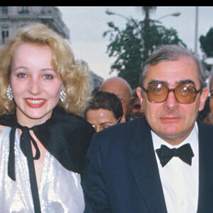 Pauline Lafont et Claude Chabrol à Cannes en 1985