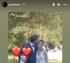 Story Instagram de Flavie Péan, en compagnie de son mari Arthur Jugnot et son fils Célestin né de sa relation avec Cécilia Cara.