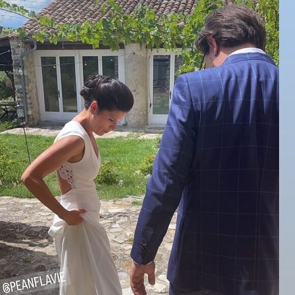 Mariage d'Athur Jugnot et Flavie Péan. Instagram, juin 2022.