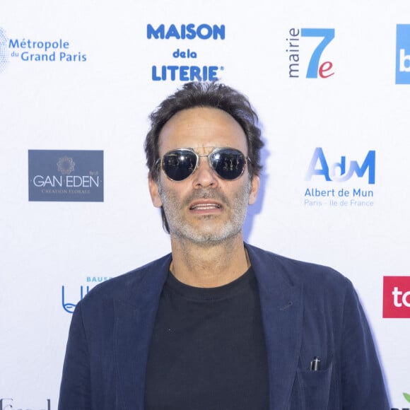 Exclusif - Anthony Delon - Festival des Livres et des Artistes organisé par l'association "Lecture pour Tous" engagée dans la lutte contre l'illettrisme au Mail Branly à Paris le2 juillet 2022. © Pierre Perusseau/ Jack Tribeca / Bestimage 