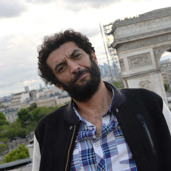 Ramzy Bédia - L'équipe du film "Des lendemains qui chantent" sur la terrasse du Publicis lors du 3ème Champs-Elysées Film Festival à Paris, le 16 juin 2014. 