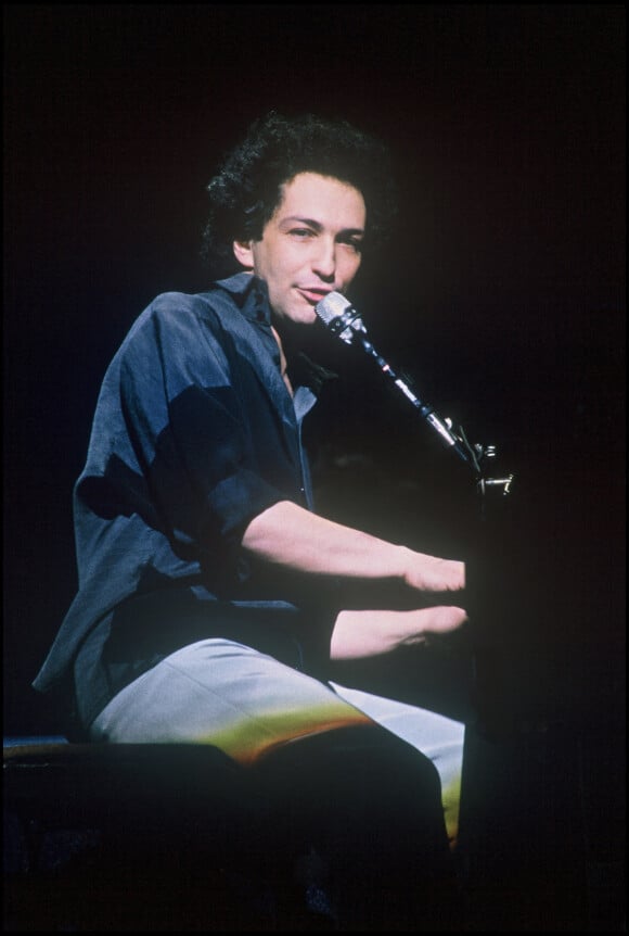 Michel Berger au Zénith en 1986.