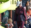 Katy Perry s'amuse avec sa fille Daisy dans un parc à Beverly Hills le 25 juillet 2022.