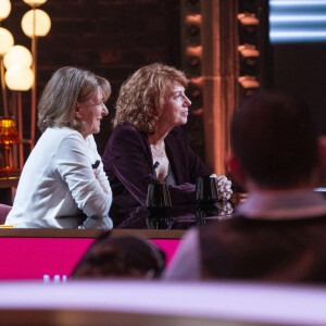 Exclusif - Patricia Chalon, Véronique Genest - Enregistrement de l'émission "On Est En Direct", le 10 octobre. © Jack Tribeca / Bestimage