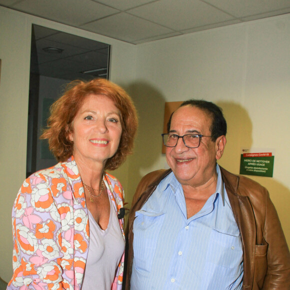 Véronique Genest, Jean-Luc Azoulay - Les invités de l'émission "L'instant de Luxe" posent sur le plateau le 23 septembre 2021. © Philippe Baldini / Bestimage
