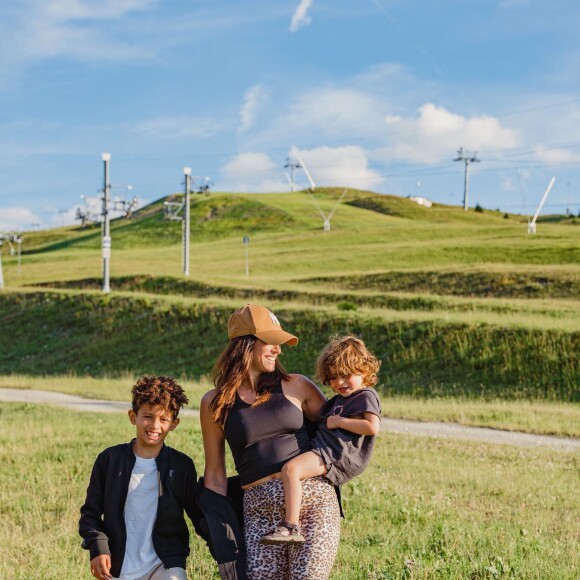 Rachel Legrain-Trapani avec ses fils Gianni et Andrea