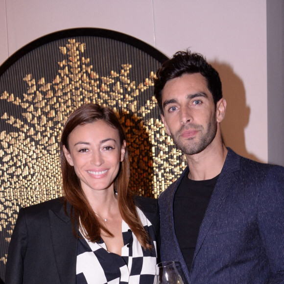 Rachel Legrain-Trapani (Miss France 2007) et son compagnon Valentin Léonard - Inauguration du restaurant italien gastronomique "Il Carpaccio" au Royal Monceau à Paris le 6 octobre 2021.© Rachid Bellak/Bestimage 