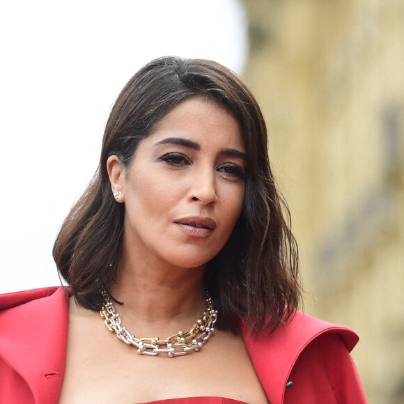 Leïla Bekhti au photocall du film "Les Intranquilles" (The Restless) lors du 69ème festival international du film de San Sebastian (Saint Sebastien) le 19 septembre 2021. 