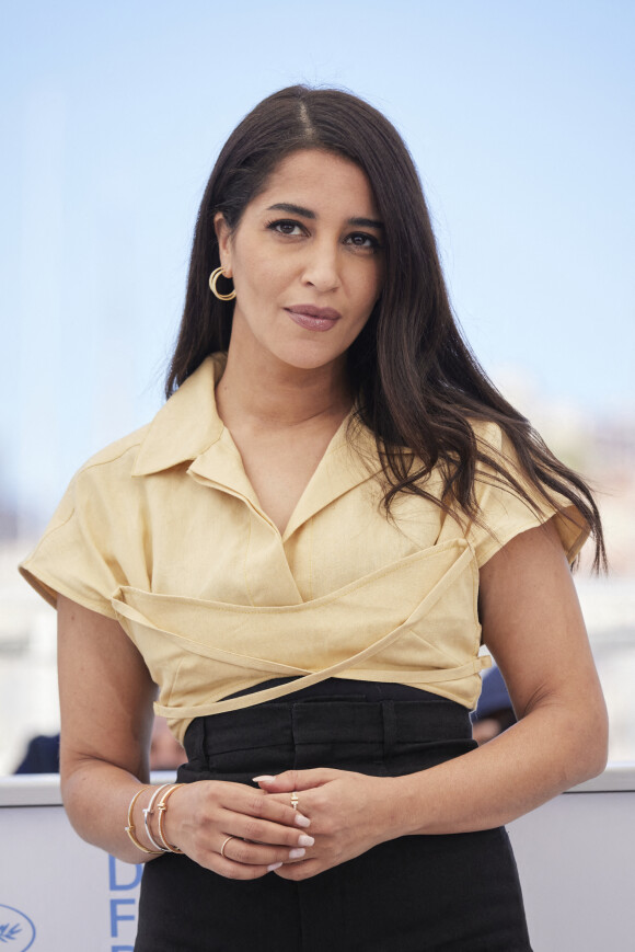 Leïla Bekhti au photocall du film Les Intranquilles lors du 74ème festival international du film de Cannes. © Jean-Marc Lhomer / Bestimage 