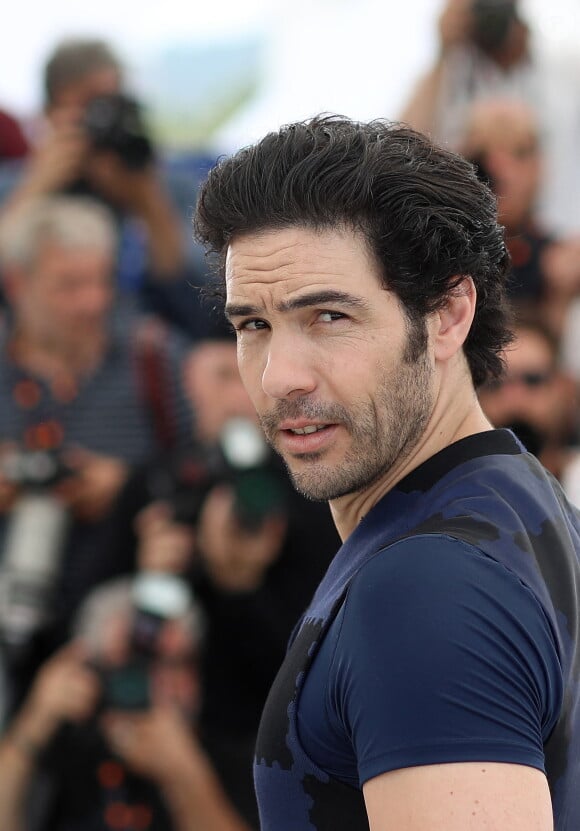 Tahar Rahim au photocall de "Don Juan" lors du 75ème Festival International du Film de Cannes, le 22 mai 2022. © Dominique Jacovides/Bestimage 