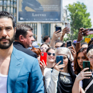 Tahar Rahim - Arrivées au défilé de mode Homme printemps-été 2023 Louis Vuitton dans la cour Carrée du Louvre à Paris, France, le 23 juin 2022. © Veeren-Clovis/Bestimage 