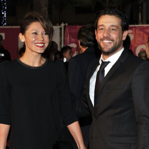Titoff et sa femme Tatiana - 15e edition des NRJ Music Awards au Palais des Festivals à Cannes le 14 éecembre 2013.