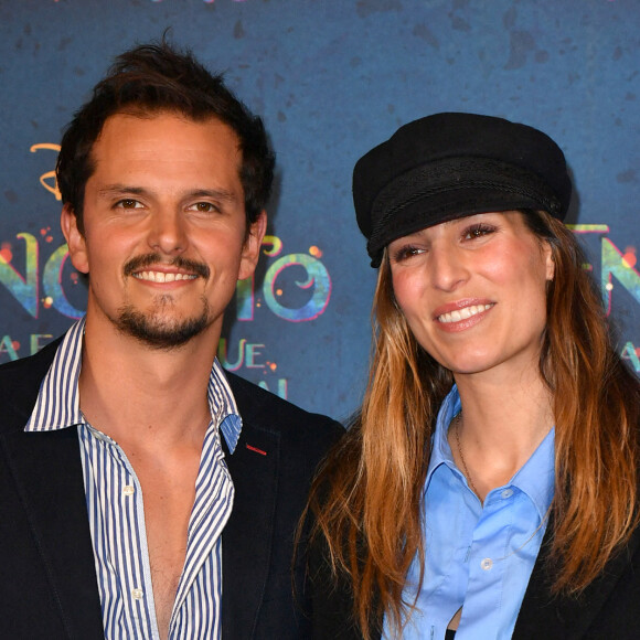 Juan Arbelaez et sa femme Laury Thilleman (Miss France) - Avant-première du film "Encanto" de Disney au Grand Rex à Paris © Veeren/Bestimage
