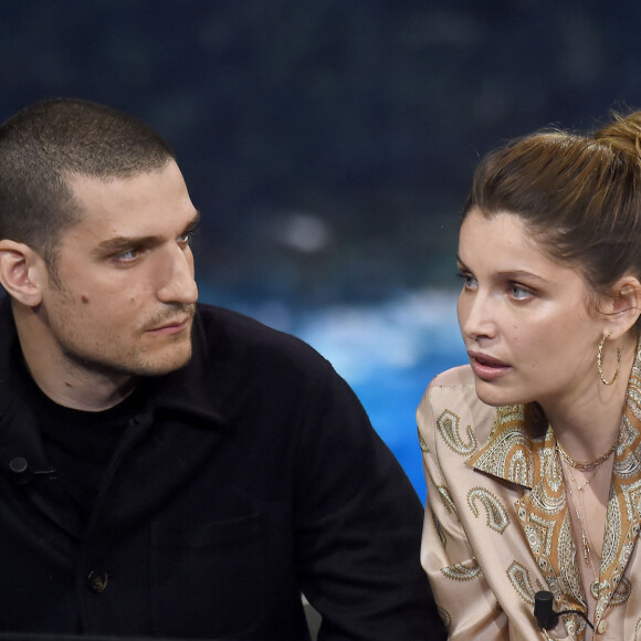 Louis Garrel et sa femme Laetitia Casta - Emission "Che Tempo Che Fa" à Milan en Italie le 7 avril 2019. 