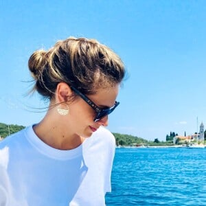 Ophélie Meunier en vacances en Croatie