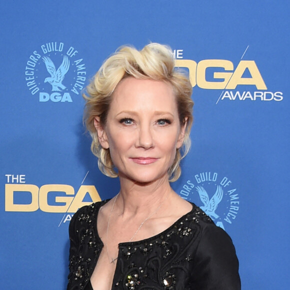 Anne Heche - Photocall de la cérémonie Directors Guild of America Awards (DGA) à Los Angeles le 12 mars 2022. 
