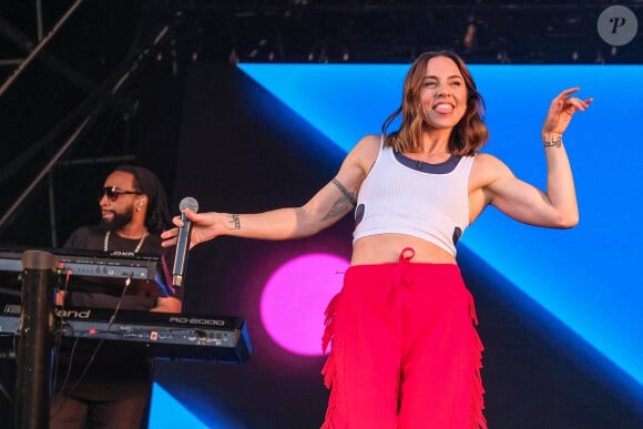Melanie C ("Spice Girls") donne un concert lors du "Victorious Festival" à Portsmouth, le 29 août 2021. 