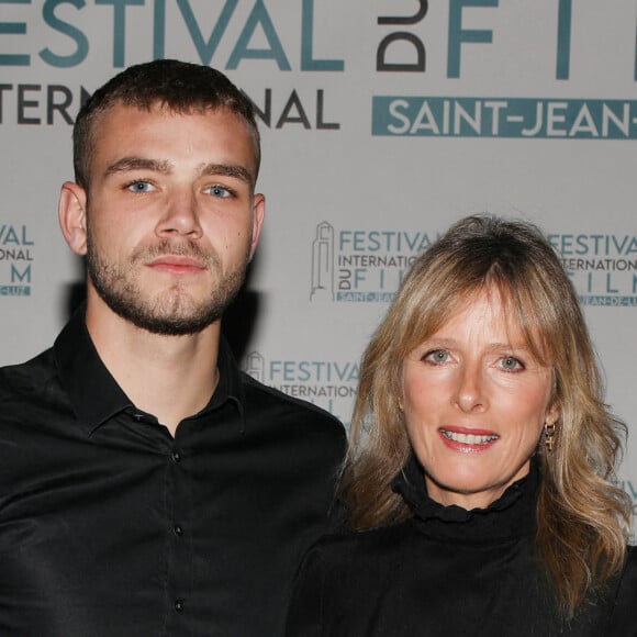 Darren Muselet et Karin Viard - 8e Festival International du Film de Saint-Jean-de-Luz. Le 7 octobre 2021. © Denis Guignebourg / Bestimage