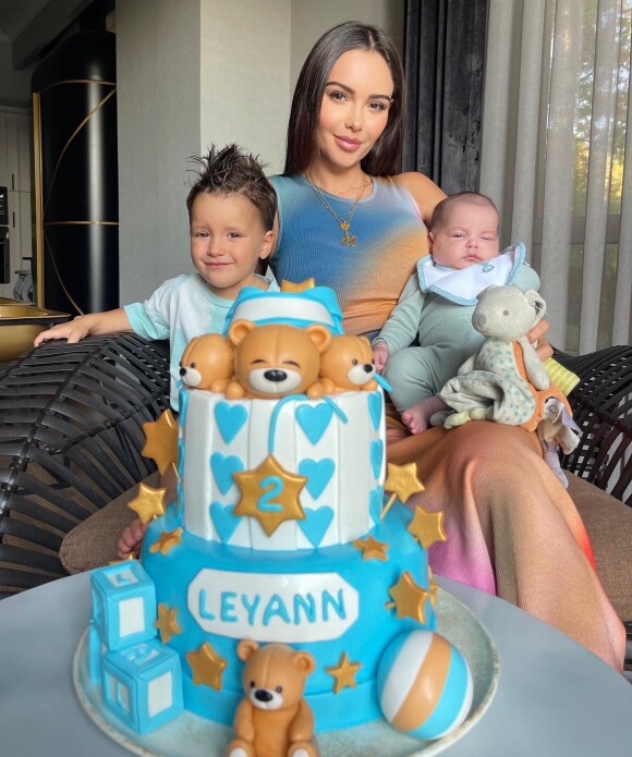 Nabilla Benattia fête les deux mois de son fils Leyann, août 2022