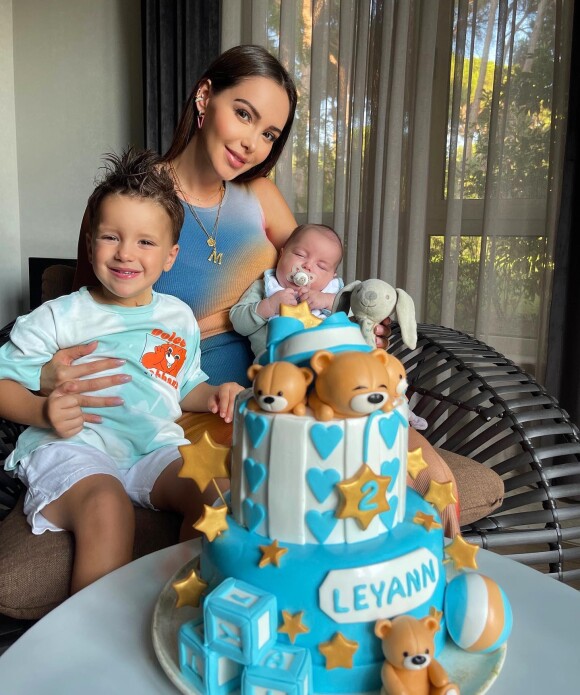Nabilla Benattia fête les deux mois de son fils Leyann, août 2022