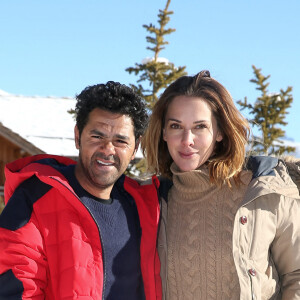 Jamel Debbouze et sa femme Mélissa Theuriau au 20ème festival du film de comédie de l'Alpe d'Huez le 20 janvier 2017. © Dominique Jacovides / Bestimage 