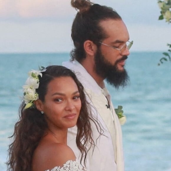 Exclusif - Joakim Noah, Lais Ribeiro - Joakim Noah et Lais Ribeiro se sont mariés devant leurs amis et leur famille sur la plage de Trancoso au Brésil