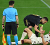 Dusan Tadic et Edin Dzeko - Match nul (1 - 1) à l'issue de la rencontre entre l'Ajax d'Amsterdam et l'AS Roma en Ligue Europa, le 15 avril 2021 à Rome. Les Romains affronteront Manchester United pour remporter leur place en finale.