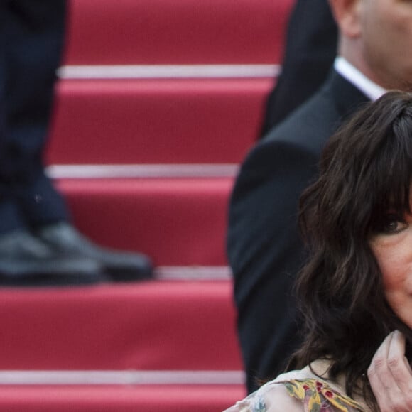 Isabelle Adjani (robe Dior) - Montée des marches du film "Everybody Knows" lors de la cérémonie d'ouverture du 71ème Festival International du Film de Cannes, France, le 8 mai 2018. © Pierre Perusseau/Bestimage 