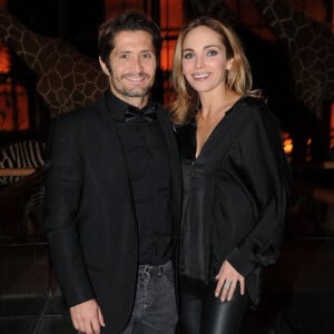 Bixente Lizarazu et Claire Keim - Soiree GQ au musée d'histoire naturelle à Paris. Le 20 novembre 2013.