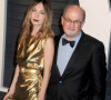 Katherine O'Brien et Salman Rushdie à la soirée "Vanity Fair Oscar Party" après la 88ème cérémonie des Oscars à Hollywood, le 28 février 2016. .