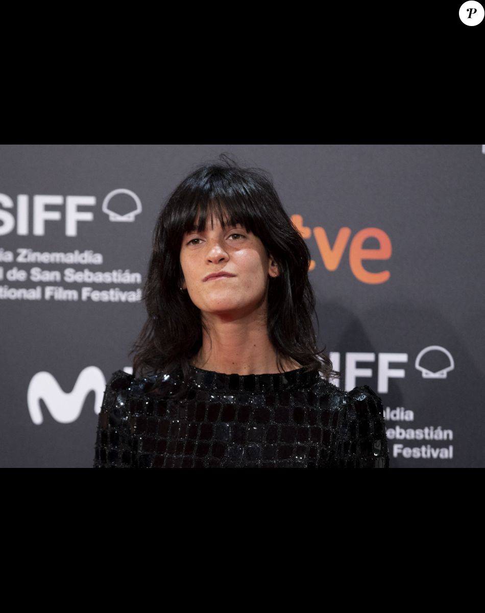 Suzanne Lindon (fille de V.Lindon et S.Kiberlain) - Photocall de la cérémonie d'ouverture du 69ème festival international du film de San Sebastian (Saint Sebastien), le 17 septembre 2021.