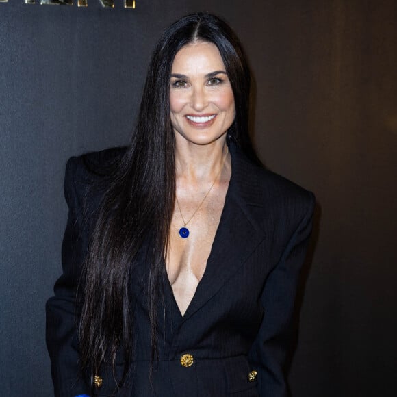 Demi Moore - People au photocall du défilé Saint-Laurent dans le cadre de la Fashion Week de Paris, France. © Olivier Borde /Bestimage 