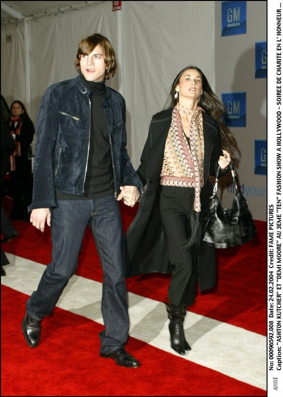 Demi Moore et Ashton Kutcher à Hollywood.