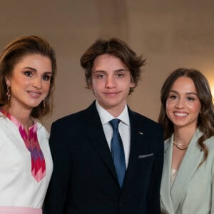La reine Rania de Jordanie lors de la célébration du 76e anniversaire de la fête de l'indépendance de la Jordanie à Amman, Jordanie, le 25 mai 2022. 