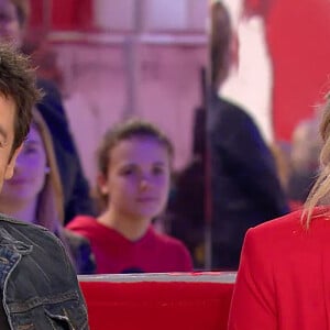 Patrick Bruel, Amanda Sthers - Enregistrement de l'émission "Vivement Dimanche", présentée par M.Drucker, et diffusée le 6 janvier sur France 2. Le 17 décembre 2018 © Guillaume Gaffiot / Bestimage 