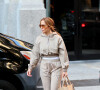 Jennifer Lopez de sortie à New York, Etats-Unis.