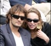Bixente Lizarazu et Claire Keim en 2009 à Roland-Garros