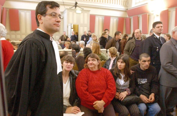 Maitre Seban, avocat des familles. Ouverture du procès d'Emile Louis à Paris en juin 2006 à la cour d'assise.