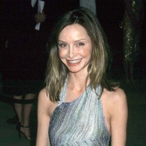 Calista Flockhart soirée au Morton's Vanity Fair le 26 mars 2001 à Los Angeles